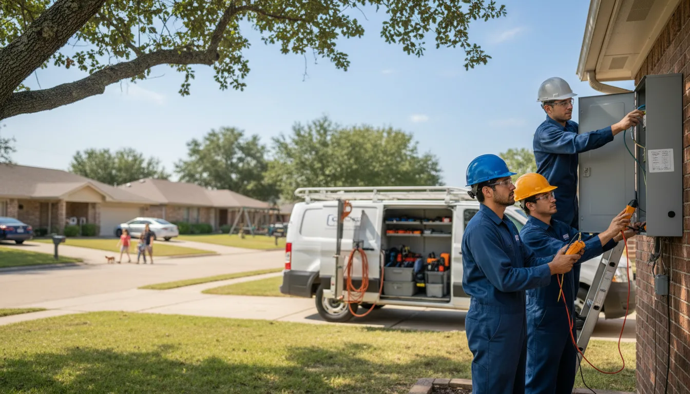Certified electrician providing emergency electrical services in Blue Earth, MN